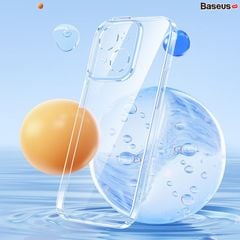 Ốp Lưng Siêu Mỏng Mặt Kính Trong Suốt Baseus Crystal Series Ultra-Thin Case Cho iPhone 14 series