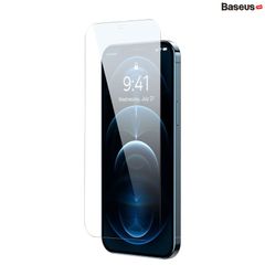 Cường lực Siêu Bền Cho IPhone 12 Baseus 0.3mm Full-glass Crystal Tempered Glass Film Bộ 2 Miếng Dán