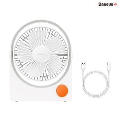 Quạt Mini Pin Sạc Để Bàn Baseus Serenity Desktop Fan Pro 2000 mAh (Pin sạc 2000mAh, 3 Mức gió, Siêu êm)