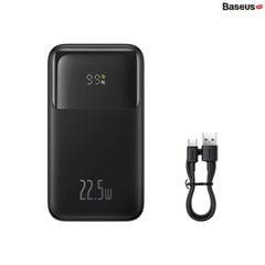 Pin Sạc Dự Phòng Baseus Comet Series Dual Cable Digital Display Cho iPhone, Type-C (10000mAh/ 20000mAh, 22.5W, Built-in Dual-Cable Fast Charge Power Bank)