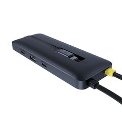 Hub Mở Rộng Kết Nối Đa Năng Baseus Nomos Series 6-in-1 (Dual Fast Charging, Type-C to HDMI 4K@60Hz*1, USB3.2*1, Type-C3.2*1, Type-C3.2 & PD20W*1, USB2.0*1+PD*1)