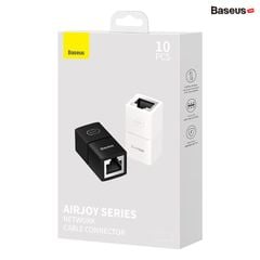 Đầu Nối Cáp Mạng Baseus AirJoy Series Network Cable Connector Cluster Network Ethernet Extender Extension cho Cat7 Cat6 Cat5 RJ45 Connector Gigabit Ethernet Cable Adapter Female to Female