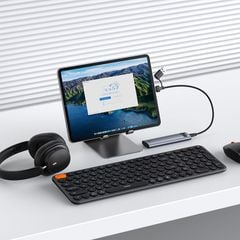 Box Đựng Ổ Cứng Di Động SSD M.2 + SATA Baseus FlyJoy Series SSD Enclosure Type C 3.2 Gen2 (New Version, SATA + M.2 NVMe 2280, 2260, 2242, 2230)