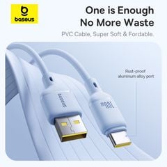 Cáp Sạc Nhanh Baseus Silky Series USB to Type-C 100W (480Mbps)