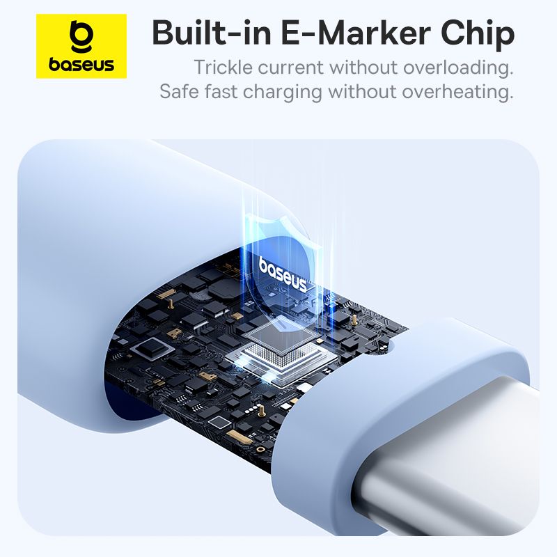Cáp Sạc Nhanh Baseus Silky Series C to C 100W (480Mbps)