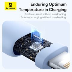 Cáp Sạc Nhanh Baseus Silky Series USB to Lightning 2.4A (480Mbps)