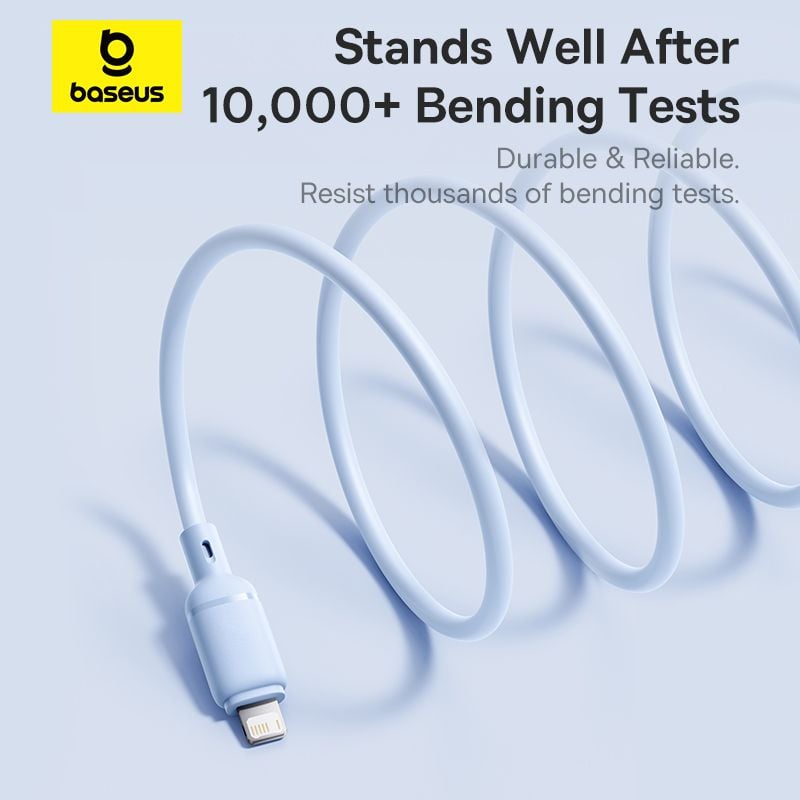 Cáp Sạc Nhanh Baseus Silky Series USB to Lightning 2.4A (480Mbps)