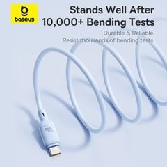 Cáp Sạc Nhanh Baseus Silky Series C to C 100W (480Mbps)