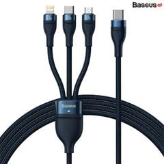 Cáp Sạc Nhanh Đa Năng 3 in 1 Baseus Flash Series Ⅱ One-for-three Fast Charging Cable Type-C to M+L+C 100W 1.5M