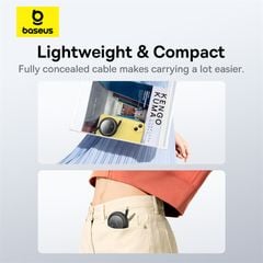 Cáp Sạc Nhanh C to Lightning Rút Gọn Baseus Free2Pull Mini 20W (480Mbps)