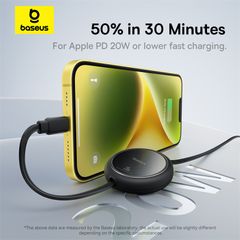 Cáp Sạc Nhanh C to Lightning Rút Gọn Baseus Free2Pull Mini 20W (480Mbps)