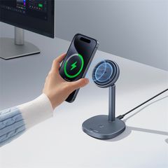 Đế Sạc Đứng Không Dây Baseus Orbit 2 Pro Air-Cooled 2-in-1 Qi2 20W (with MagSafe)