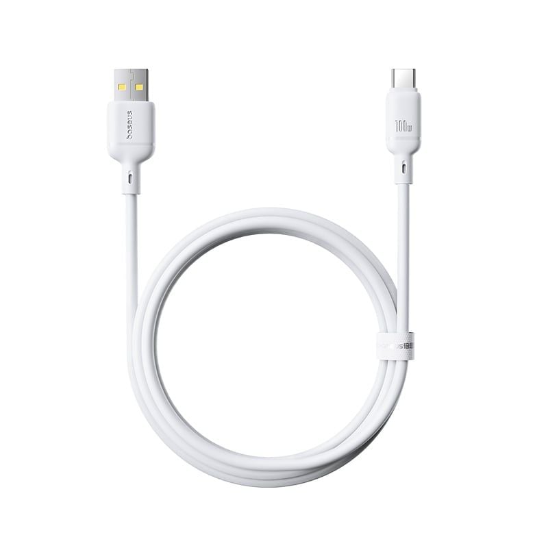 Cáp Sạc Nhanh Baseus Silky Series USB to Type-C 100W (480Mbps)