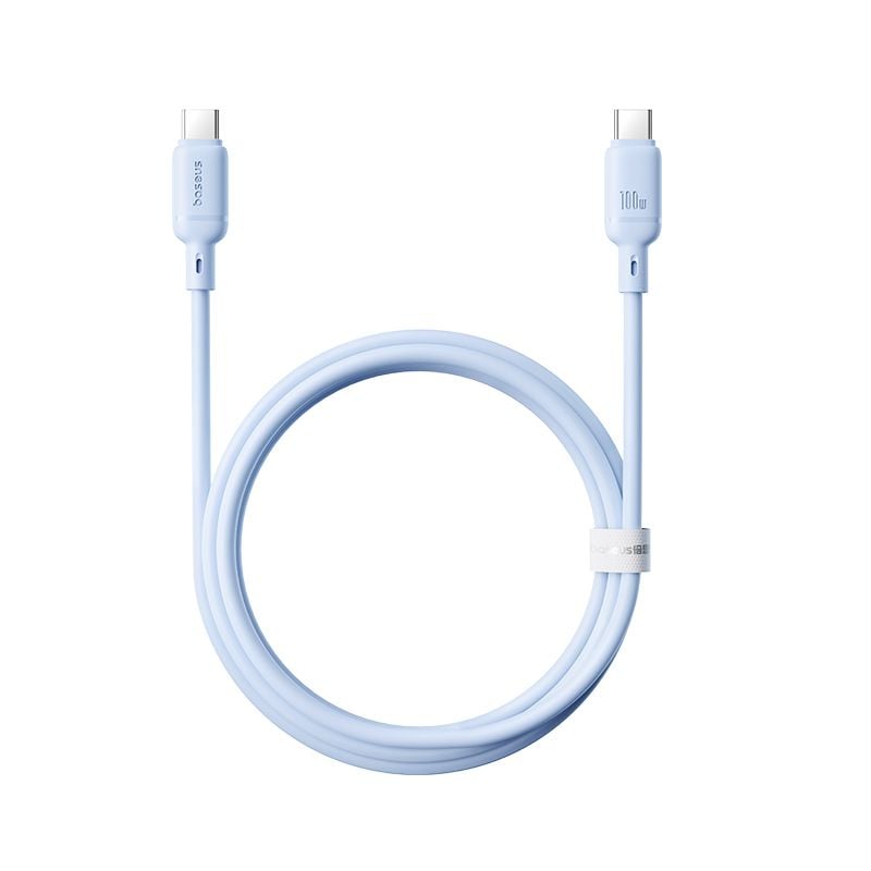 Cáp Sạc Nhanh Baseus Silky Series C to C 100W (480Mbps)