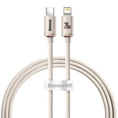 Cáp sạc nhanh Baseus Crystal Shine USB/Type-C to Lightning, PD 20W – Siêu bền, truyền dữ liệu tốc độ cao