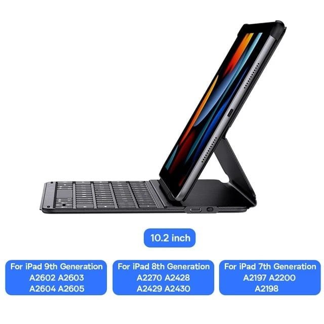 Bàn phím Bao Da Nam Châm Baseus Brilliance Original Keyboard Case Pro cho iPad Pro 11/12 inch/ iPad Air (BLE 5.3 Pin 150h Bao da + bàn phím)