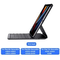 Bàn phím Bao Da Nam Châm Baseus Brilliance Original Keyboard Case Pro cho iPad Pro 11/12 inch/ iPad Air (BLE 5.3 Pin 150h Bao da + bàn phím)