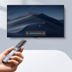Bút trình chiếu Baseus Orange Dot AI Voice – Dual-laser, giọng nói thành văn bản, kết nối 2.4G/Bluetooth, phạm vi chiếu 100m