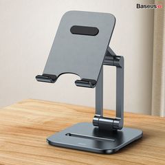 Giá Đỡ Điện Thoại iPad Hợp Kim Nhôm Xếp Gọn Baseus Desktop Biaxial Foldable Metal Stand