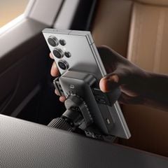 Đế Giữ Điện Thoại Kiêm Sạc Không Dây Cho Ô Tô Baseus Wisdom Pro (Auto Coil Alignment, 15W)