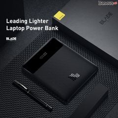 100W Pin Sạc Dự Phòng Siêu Nhanh Cho Điện Thoại, Laptop Baseus Blade Power Digital Display Fast Charging Power bank 20000mAh 100W