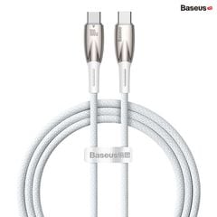 Cáp Sạc Nhanh Công Suất Cao Baseus Glimmer Series Fast Charging Data Cable Type-C to Type-C 100W