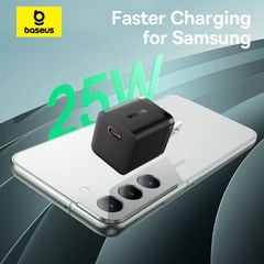 Combo Củ Sạc Nhanh Baseus GaN5 Fast Charger (mini) 1C 25W