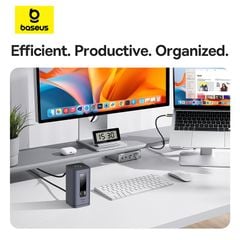 Hub Mở Rộng Đa Năng Baseus Spacemate Series 11-in-1 Docking Station MAC Version ( Xuất 3 màn hình mở rộng MST cho MAC OS )