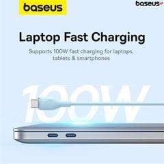 Cáp Sạc Siêu Nhanh Baseus Pudding Series Type-C to Type-C 100W (Fast Charging Data Cable)