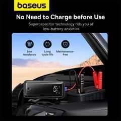 Bộ Kích Bình Siêu Tụ Dùng Cho Xe Hơi Baseus Super Energy Mega Series Supercapacitor Car Jump Starter 3000A