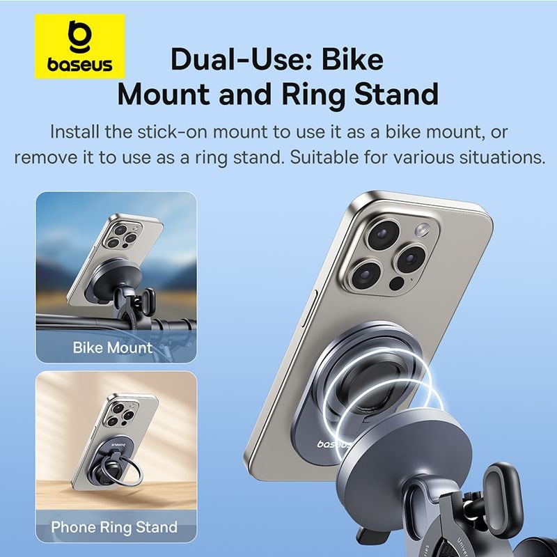 Giá Đỡ Điện Thoại Gắn Trên Xe Đạp Baseus PrimeTrip Series (Stick-on Type)