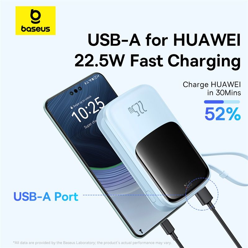 Pin Dự Phòng Baseus Qpow Pro+ Type-C Edition 10000mAh 22.5W (Digital Display)