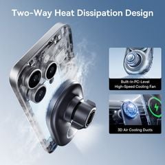 Giá Đỡ Điện Thoại Từ Tính + Sạc Không Dây Baseus PrimeTrip VC1 Pro (Qi2, 15W Wireless Charging, Gắn Trên Cửa Gió)