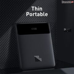 100W Pin Sạc Dự Phòng Siêu Nhanh Cho Điện Thoại, Laptop Baseus Blade Power Digital Display Fast Charging Power bank 20000mAh 100W