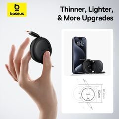 Cáp Sạc Nhanh C to C Rút Gọn Baseus Free2Pull Mini 60W (480Mbps)