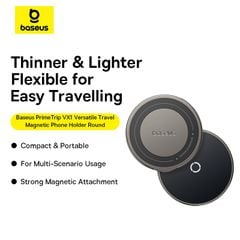 Giá Đỡ Điện Thoại Từ Tính Để Bàn Baseus PrimeTrip VX1 (Gập 3 Trục, Góc Nhìn 360°)