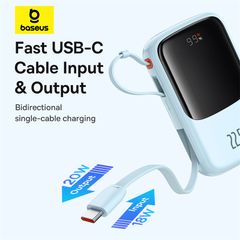 Pin Dự Phòng Baseus Qpow Pro+ Type-C Edition 10000mAh 22.5W (Digital Display)