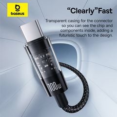 Cáp Sạc Nhanh Baseus Gem USB to C 100W (Fast-Charging Data Cable)