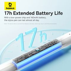 Bút Cảm Ứng Baseus Smooth Writing 3 Wired Charging Stylus Active (Bao gồm: 1 Cáp USB-C*1 + Active Tip *1)