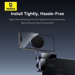 Giá Đỡ Từ Tính Trên Ô Tô Baseus MaxView for In-Vehicle Infotainment (150° Foldable, 270°Angle-Free Viewing)