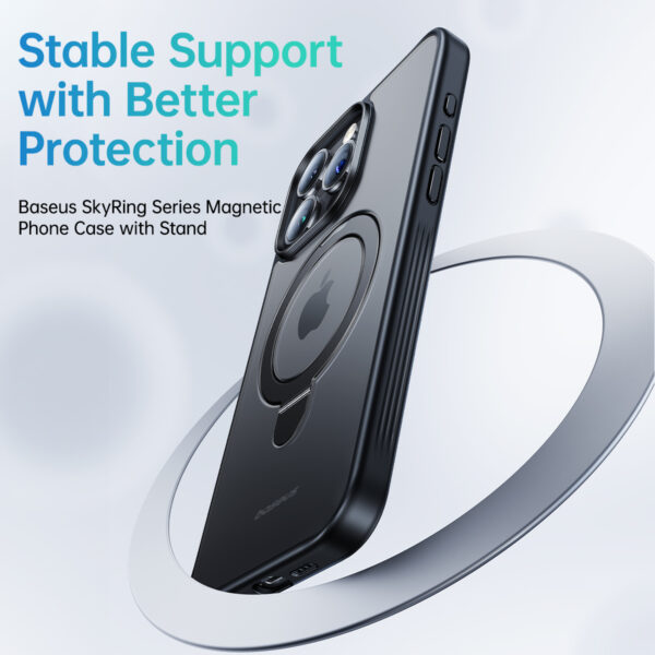 Ốp Lưng Chân Đế Từ Tính Baseus SkyRing Series 180° with Stand for iP14/16