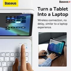 Bao Da Nam Châm Tích Hợp Bàn Phím Baseus Brilliance Detachable Keyboard Case cho iPad Pro (2018/2020/2021)