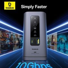Hub Mở Rộng Đa Năng Baseus Spacemate Series 11-in-1 Docking Station MAC Version ( Xuất 3 màn hình mở rộng MST cho MAC OS )