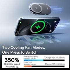 Giá Đỡ Điện Thoại Từ Tính + Sạc Không Dây Baseus PrimeTrip VC1 Pro (Qi2, 15W Wireless Charging, Gắn Trên Cửa Gió)