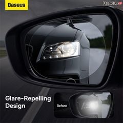 Film Dán Nano Chống Bám Nước Mưa Baseus Baseus ClearSight Rearview Mirror Waterproof Film Clear 0.27mm Dùng Cho Kính Hậu Xe Ô tô Pack of 2