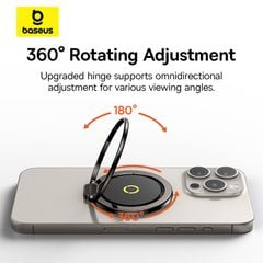 Đế Giữ Điện Thoại Dạng Vòng Từ Tính Baseus MagPro 2 Series (Xoay 360°, Lực hút 7.5N)