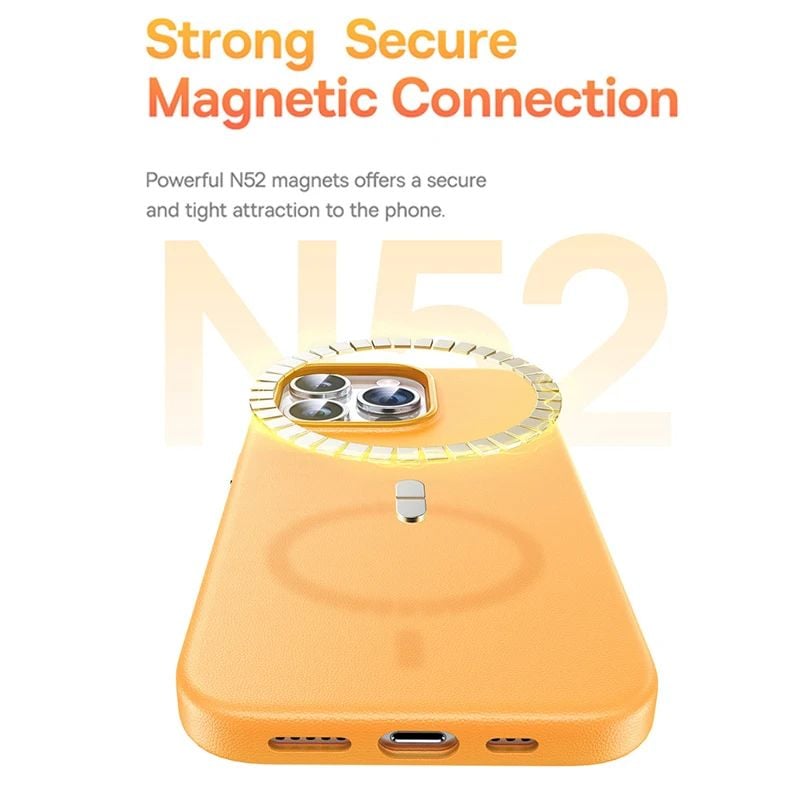 Ốp Lưng Baseus Fauxther Series PU Leather Magnetic (Dành Cho iP13/14/15)