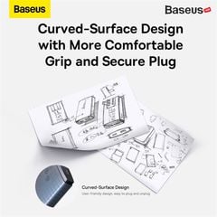 Củ sạc nhanh Baseus GaN5 Pro Ultra-Slim Fast Charger 65W (Combo Củ sạc nhanh Ultra Slim siêu mỏng kèm Cáp sạc 100W, Type C + USB, PD3.0/PPS/QC4.0/SCP/FCP Multi Quick Charge Protocol)