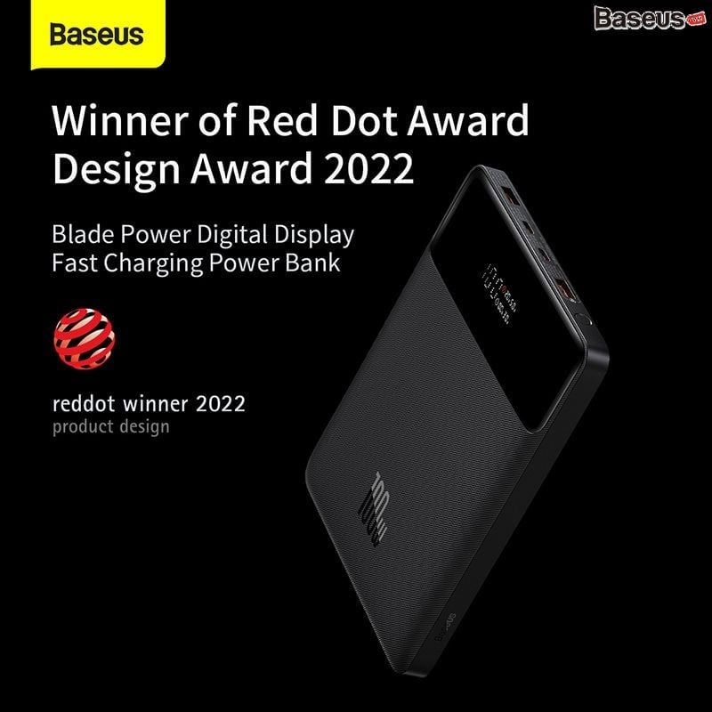 100W Pin Sạc Dự Phòng Siêu Nhanh Cho Điện Thoại, Laptop Baseus Blade Power Digital Display Fast Charging Power bank 20000mAh 100W