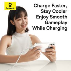 Cáp Sạc Nhanh C to Lightning Baseus Titanium Alloy 20W (480Mbps)